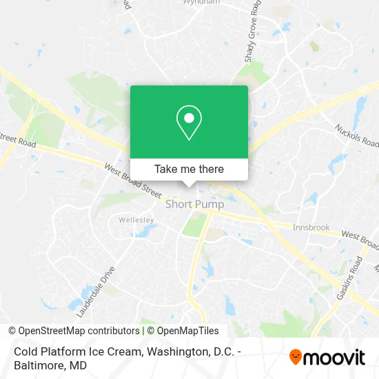 Cold Platform Ice Cream map