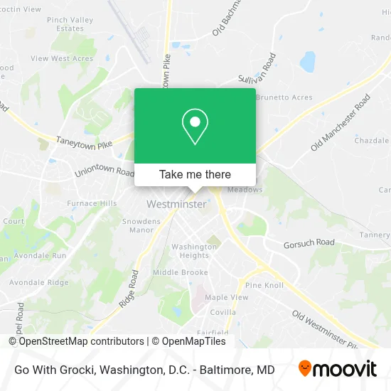 Go With Grocki map