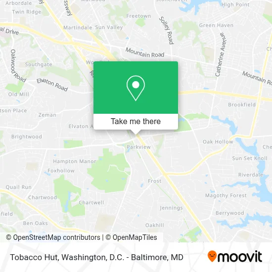 Tobacco Hut map