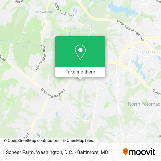 Scheer Farm map