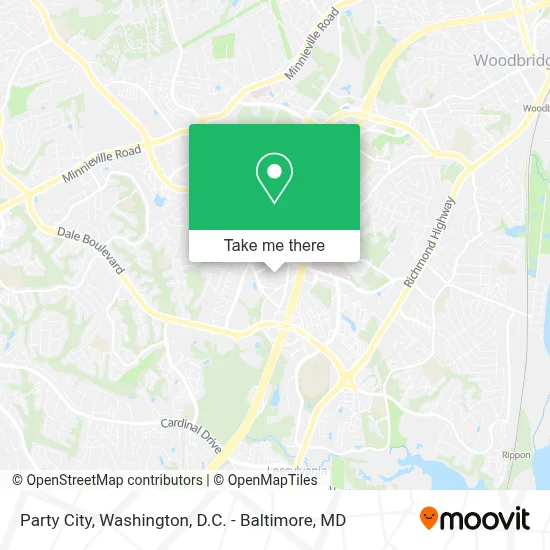 Party City map