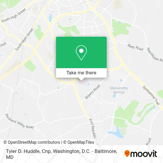 Tyler D. Huddle, Cnp map