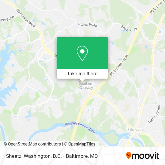 Sheetz map