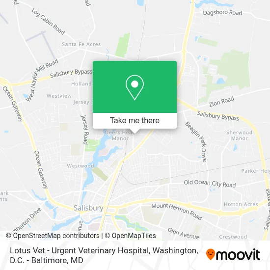 Lotus Vet - Urgent Veterinary Hospital map
