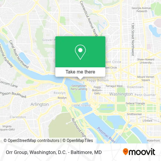 Orr Group map