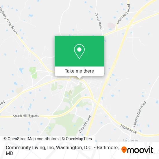 Community Living, Inc map
