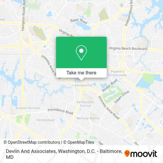 Devlin And Associates map