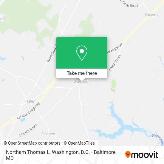 Northam Thomas L map