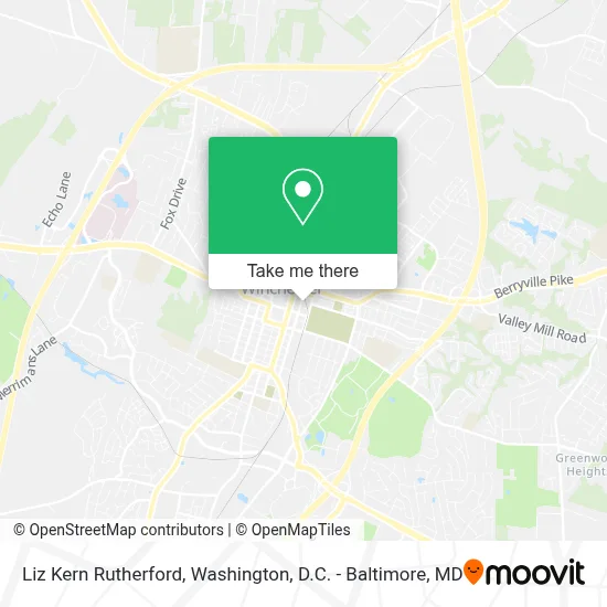 Liz Kern Rutherford map