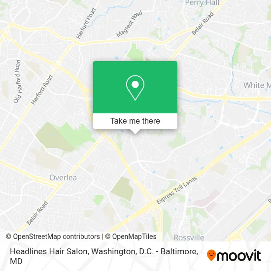 Headlines Hair Salon map
