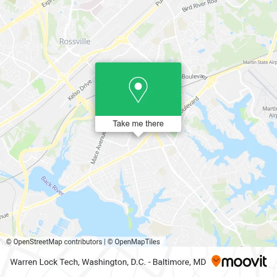 Warren Lock Tech map