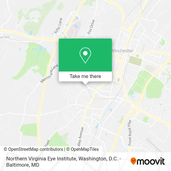 Northern Virginia Eye Institute map