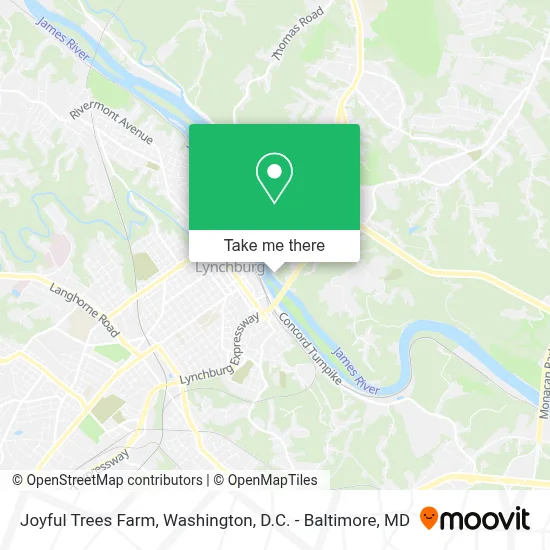 Joyful Trees Farm map