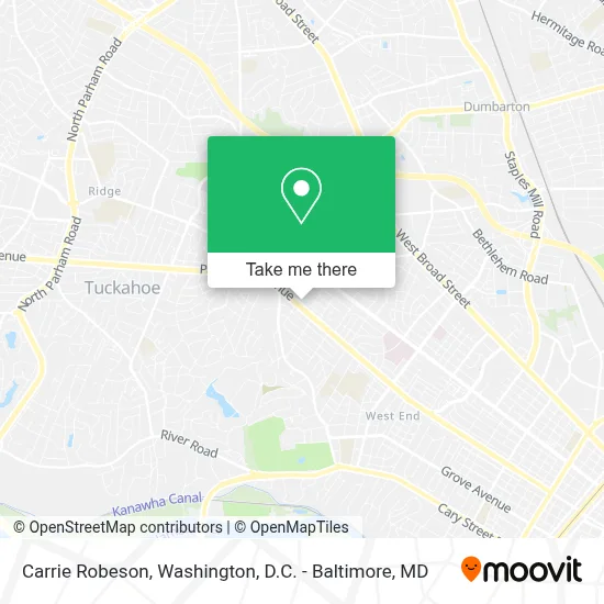 Carrie Robeson map