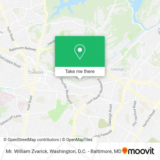 Mr. William Zvarick map