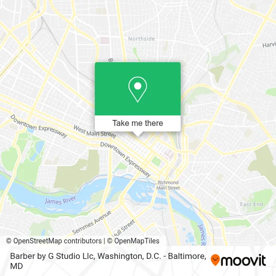 Barber by G Studio Llc map
