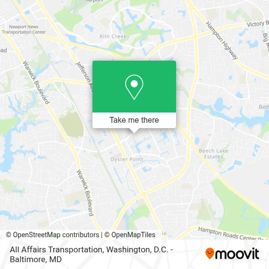 All Affairs Transportation map
