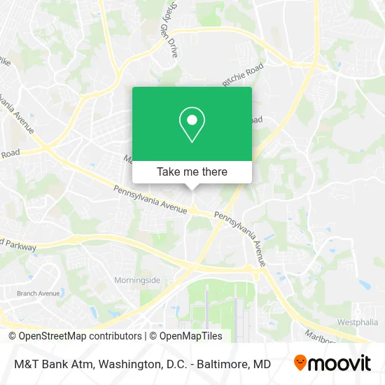 M&T Bank Atm map