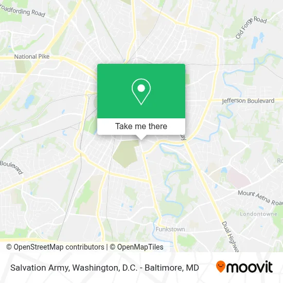 Salvation Army map
