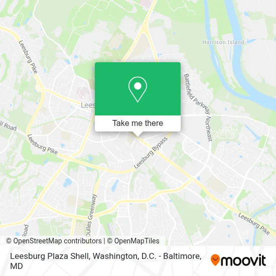 Leesburg Plaza Shell map