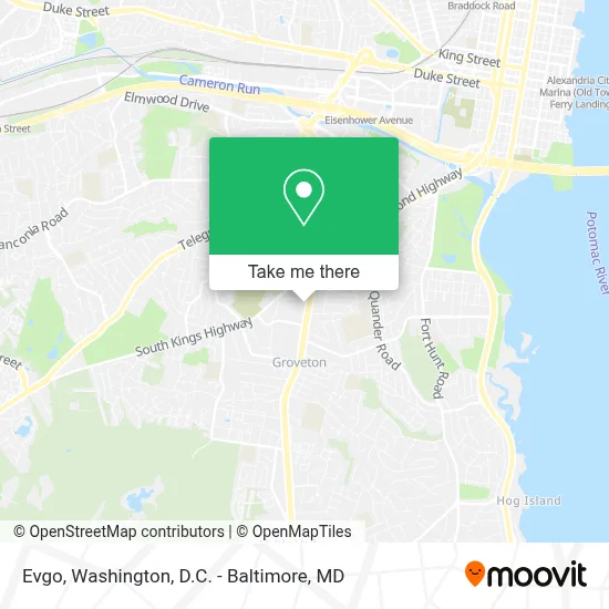 Evgo map