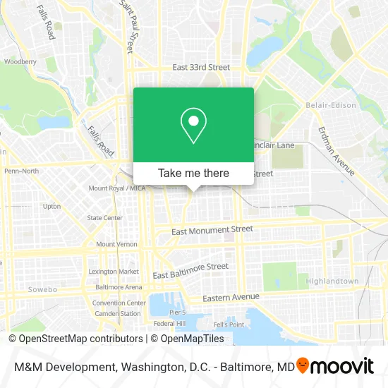 M&M Development map