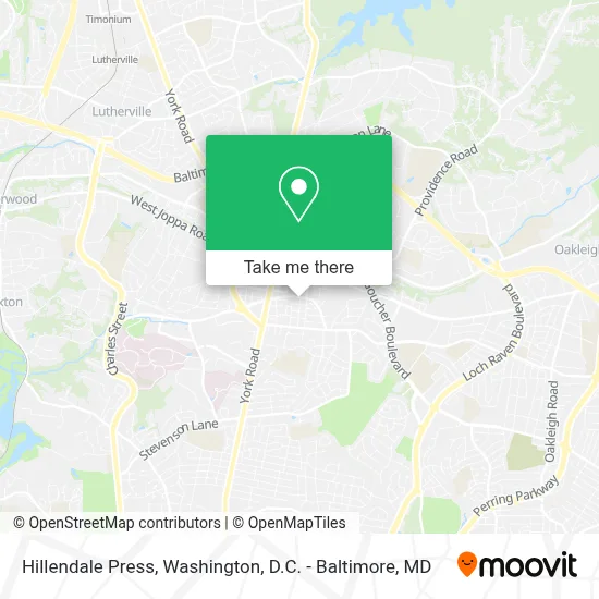 Hillendale Press map