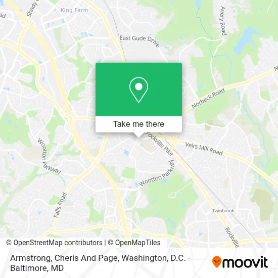 Armstrong, Cheris And Page map
