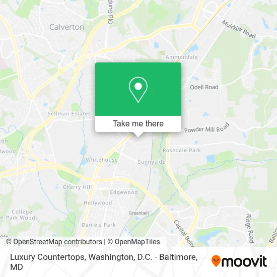Luxury Countertops map