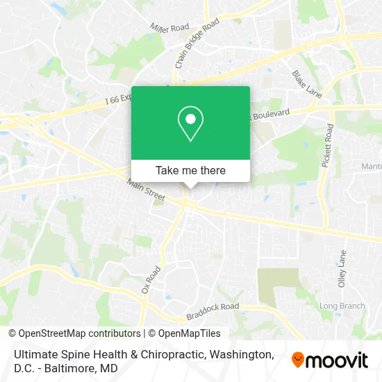 Ultimate Spine Health & Chiropractic map