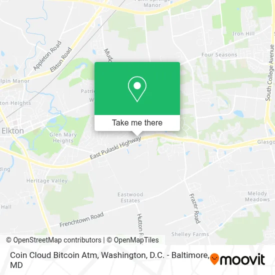Coin Cloud Bitcoin Atm map
