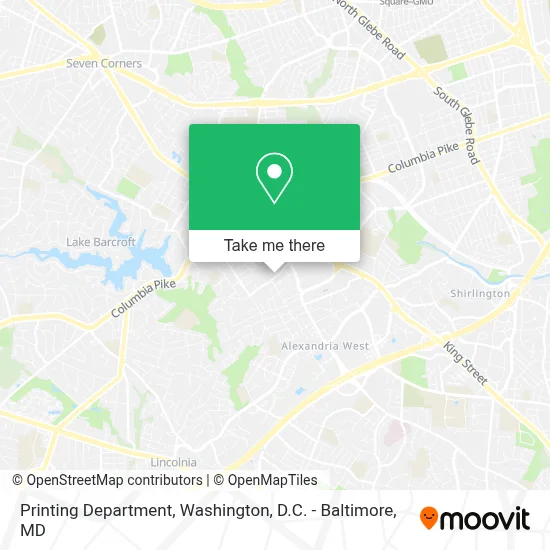 Printing Department map
