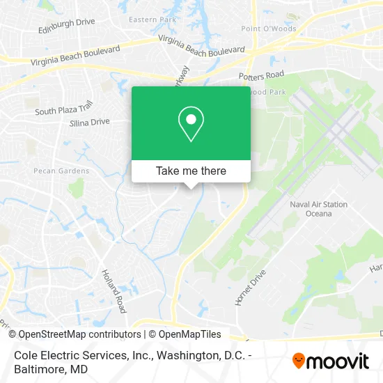 Cole Electric Services, Inc. map