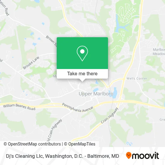 Dj's Cleaning Llc map