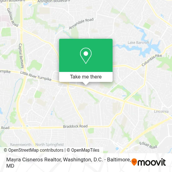 Mayra Cisneros Realtor map