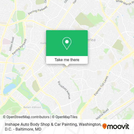 Inshape Auto Body Shop & Car Painting map