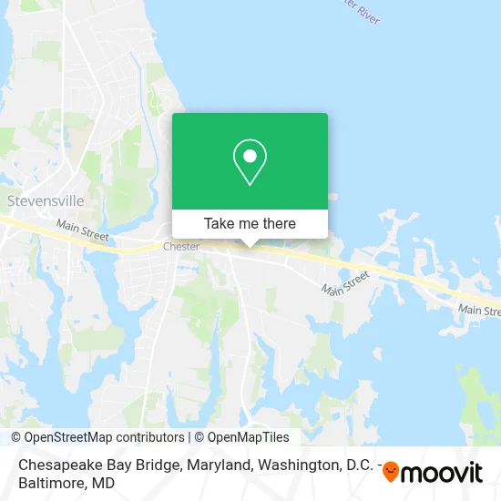 Chesapeake Bay Bridge, Maryland map