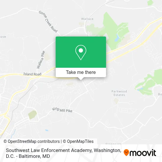 Southwest Law Enforcement Academy map