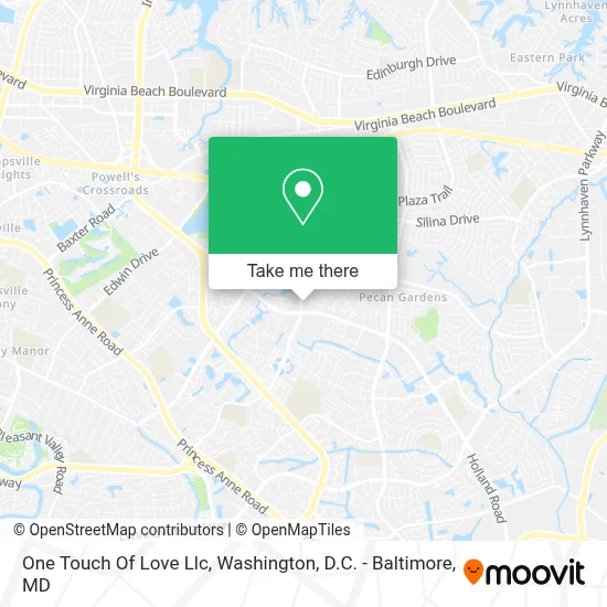 One Touch Of Love Llc map