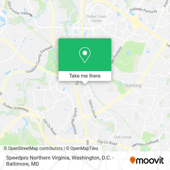Speedpro Northern Virginia map