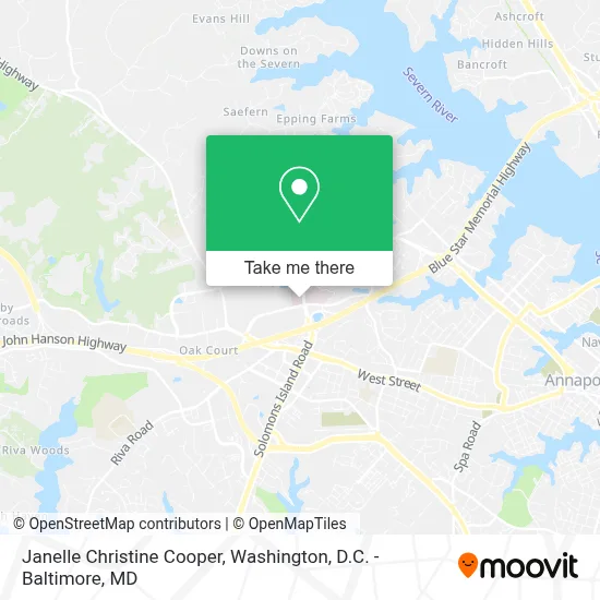 Janelle Christine Cooper map
