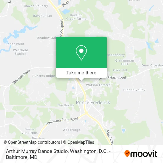 Arthur Murray Dance Studio map