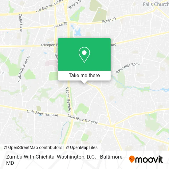 Zumba With Chichita map