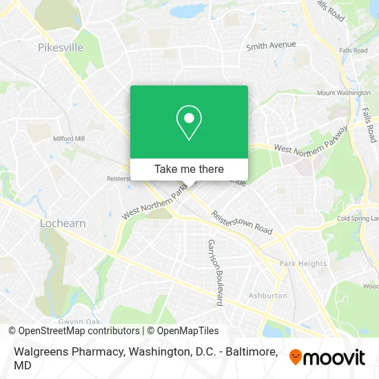 Walgreens Pharmacy map