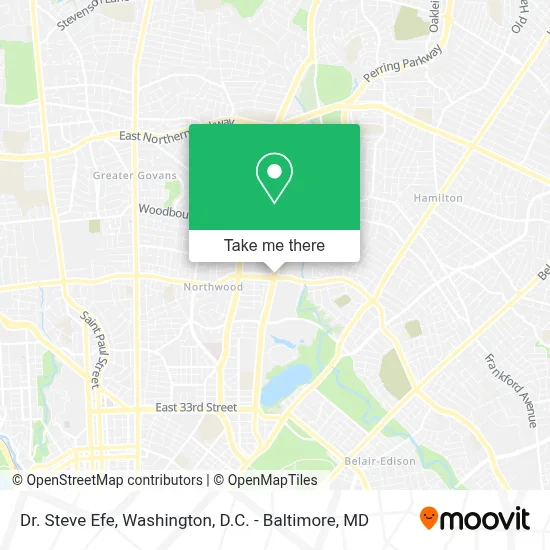 Dr. Steve Efe map