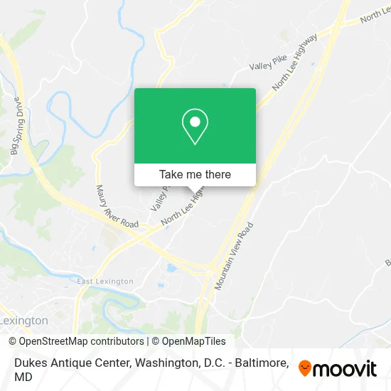 Dukes Antique Center map