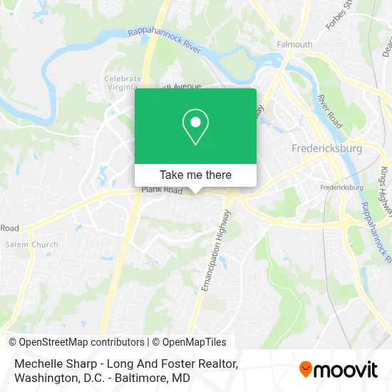 Mechelle Sharp - Long And Foster Realtor map