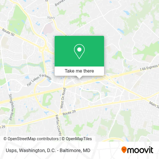 Usps map