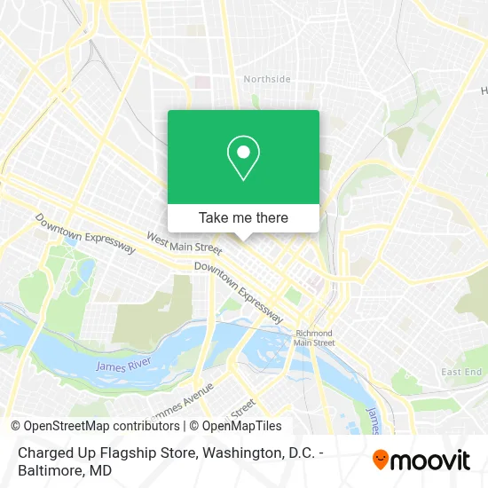Charged Up Flagship Store map