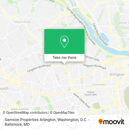 Samson Properties Arlington map